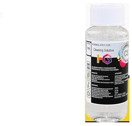 KWRTFKTYS Reinigungslösung for Druckkopfreiniger, Flüssiglösung for H-/*P C-Non B-Other for 302 301 652(100ml x 1 Bottle)