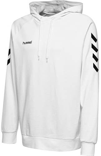 hummel Homme Hmlgo Cotton Hoodie Sweatshirt capuche, Blanc, S EU