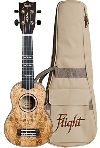 Flight: DUS410 Soprano Ukulele -acolchado (With Bag) - UKULELE