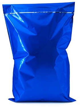 Italpak Sobres Soft con solapa adhesiva azul, 50 unidades, 15 x 23 + 4 cm