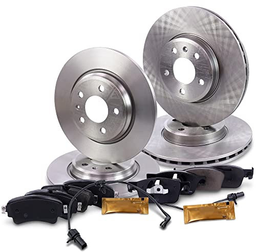 ATEC Germany Bremsenset inkl. Bremsscheiben Vorne Ø 314 mm Belüftet + Hinten Ø 300 mm Voll + Bremsbeläge Vorne & Hinten