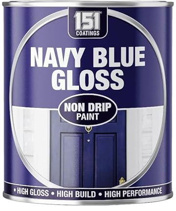 Inspired Essentials Multi-Purpose Paint Tin 300ml for Metal, Wood, Plastic, Walls, Aerosol Spray with Perfect Finish (Navy Blue, Pack of 1)