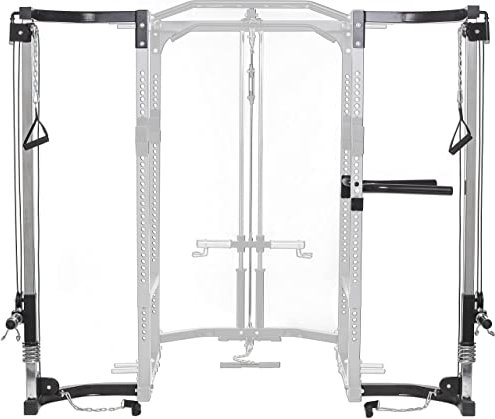 Suprfit Rango Cab Cable Extension l Cable Pulley l Cable Tow Tower l Cable Pull Station l Power Rack Add-On l Power Cage Attachment for the Rango Power Rack l Max Load: up to 150 kg l Black