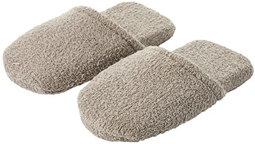 Excelsa Bagno Caldo Chaussons de Bain pour Femme, éponge, Gris, 36-40