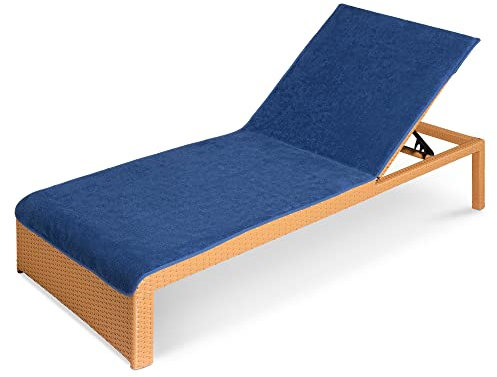 JEMIDI Sun Lounger Towel - Soft Terry Cloth Cover for Sunbed Beach Loungers Sunbathing - Beach and Holiday Accessory - 75cm x 200cm