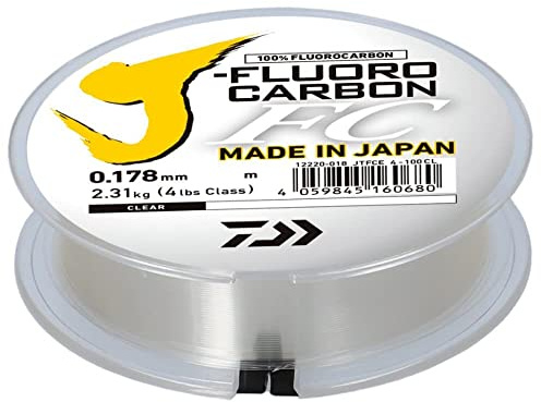 Daiwa J-Fluorocarbono - Transparente - 50m - 0.887mm