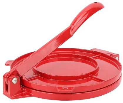 Pressa per Tortilla, Macchina per Tortilla, Pressa per Tortilla per Farina da 9,8 Pollici, Lega di Alluminio, Pressa per Tortilla Manuale, Pressa per Impasto per Tortini di Pizza