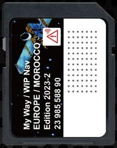 Générique Carte SD Navigation GPS Europe 2023 Compatible avec WIP Nav ou MyWay pour Peugeot Citroën Automobiles avec systèmes de navigation WIP Nav ou MyWay