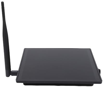 Fockety Répéteur WiFi Solaire, amplificateur de Signal sans Fil, avec Autocollants en Silicone étanches, Longue portée jusqu'à 5 kilomètres, pour l'extérieur