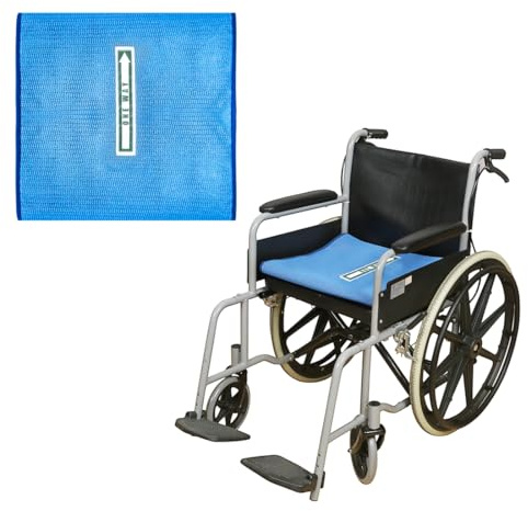 Ehucon Antirutsch Sitzkissen, One Direction Tubular Sitzkissen, Sturzvermeidung für Ältere/Senior im Stuhl/Auto/Bürostuhl/Rollstuhl 17x17 (blau)