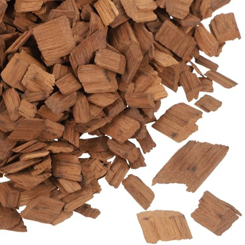 TIKODIDA Trucioli di Quercia Francese Tostati Medi e Pratica Conservazione Aggiunta di Sapore 100g Confezione per Vino Rosso