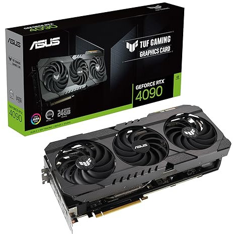 ASUS TUF GeForce RTX 3090 24 GB Gaming Grafikkarte (Nvidia Ampere, PCIe 4.0, DLSS, Raytracing, GDDR6X Speicher, 2x HDMI 2.1, 3x DisplayPort 1.4a, TUF-RTX3090-24G-GAMING)