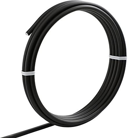 Wazakura Alambre para Entrenamiento Bonsai en Aluminio 5mm 150g Hecho en Japón, Alambre Japonés para Bonsai para la Modelación de Ramas y Troncos - Negro (5.0mm)