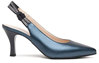 NEROGIARDINI Slingback in pelle 39 Blu BLU