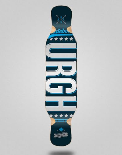 Urgh Skateboard Longboard Deck 46x10 OG Blue Navy