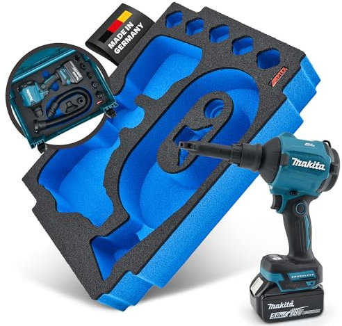 APTEX Schaumeinlage passend für Makita Akku-Gebläse DAS 180 für MakPac Gr. 2-3