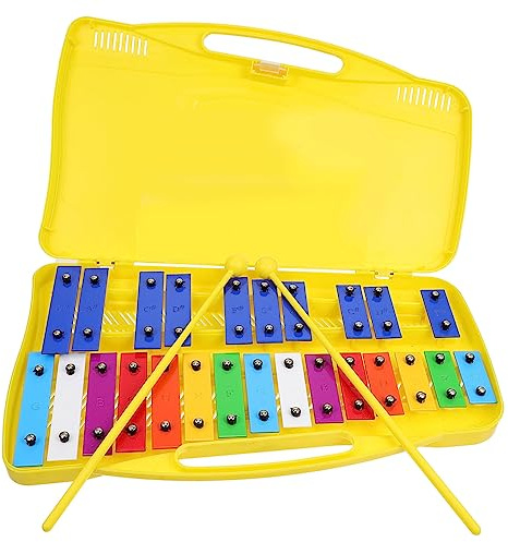 LRXIYODE Note Metallophone Percussion Musical for Colorful Sturdy Plate Instrument for Music Development and Early Learning