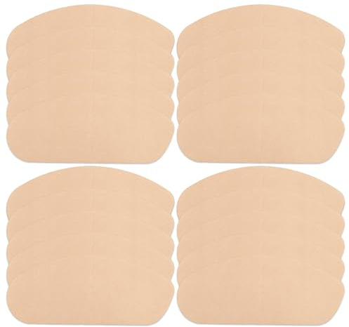 Almohadillas para prevenir las rozaduras en los muslos, 20 unidades de parches anti-rozaduras para mujer, parches para la parte interna de los muslos, almohadillas adhesivas transpirables, 24 x 10 cm