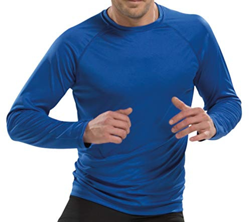 asioka 300/14 Maglietta Sportiva a Maniche Lunghe, Unisex Adulto, Unisex Adulto, 300/14, Royal, M