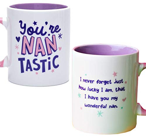 Bright and Cheerful China Mug Mother's Day Gift - You're Nan Tastic