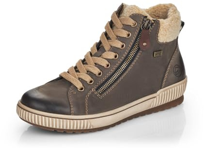 Remonte Women Lace-Up Shoes D0770, Ladies Comfort Shoes,Removable Insole,Water Repellent,remonteTEX,Comfort Low Shoe,Comfortable,grau Kombi,39 EU / 6 UK