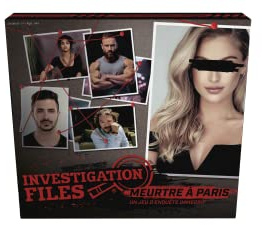 Investigation Files: i Paris - Undersökningsspel - kooperativt brädspel - Escape Game - Vuxna