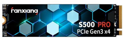 fanxiang M.2 SSD 1TB Interne NVMe SSD Festplatte PCIe 3.0, 3500MB/s Lesen, 3000MB/s Schreiben, SSD M.2 2280 mit SLC Cache, Kompatibel mit Laptop, Notebook und Desktop (S500Pro)