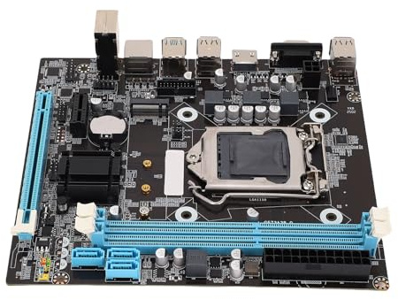 H81 Gaming Motherboard, LGA 1150 Micro ATX PC Motherboard Support Intel Core i7/i5/i3/Celeron/E3/V3/Pentium, Dual Channel DDR3 M.2 NVMe NGFF SATA 6Gb/s PCIe Slot