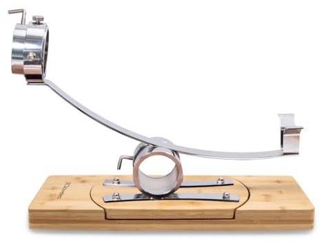 Porta prosciutto inclinabile a 360° con 2 posizioni di bloccaggio automatico