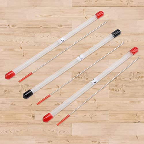 Pongnas Kit de Limpieza de Aerógrafo, Accesorios de Aerógrafo Diámetro de 0.2 Mm, 0.3 Mm, .5 de Acero Inoxidable