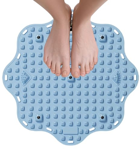 Fotreflexologi Matta Med Inbyggd Räknare För Fotmassage | Massageunderlag Används Av Kvinnor Män Idrottare Seniorer Löpare I Kontoret Vardagsrummet