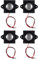 4pcs Lautsprecher 3 Watt 8 Ohm Single Cavity Mini-Lautsprecher Full-Range Cavity Werbemaschine Lautsprecheranschluss Trennschnittstelle 3,3 V 5 V mit JST-PH2.0mm-2-Pin-Schnittstelle für Arduino