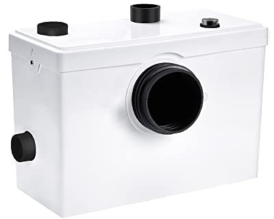 Maceratore per WC 600W - Lame Acciaio Inox per Lavabo Bidet Doccia 3 attacchi disponibili