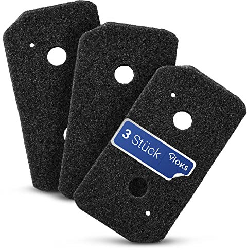 VIOKS Lot de 3 filtres en mousse de rechange pour sèche-linge Bosch 12007650 et filtre pour sèche-linge Bosch/Dryer Machine
