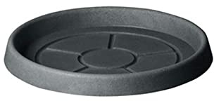 Decorspace Untersetzer ''Runder Classic'' aus Kunststoff für Innen- und Außenbereiche (60 cm, Anthrazit)