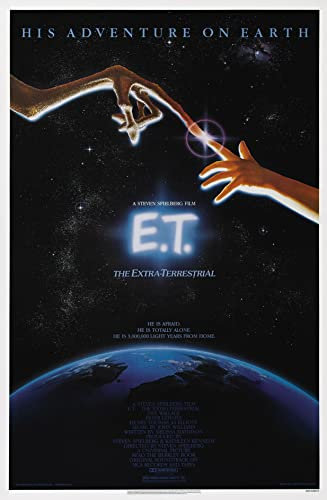 80s Classic Retro Vintage Movie Film Posters Poster Prints Wall Art Pictures (E.T Extra-terrestrial, A4 Poster)