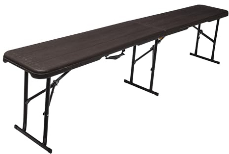 WERKA PRO Klappbank mit Holzoptik 180x28x43cm