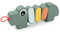 Done by Deer Twist & Turn Spielzeug Croco Grün - Baby Spielzeug das fördert die Feinmotorik und die Koordination der Hände - Sensorik Holzspielzeug Baby ab 6 Monate