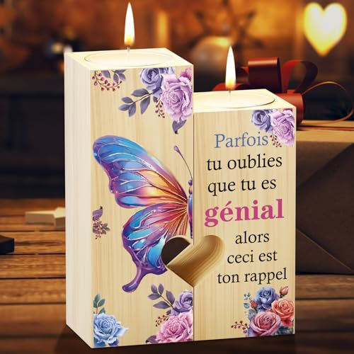 Blumuze Cadeau Femme, Fete des Meres Chandelier Cadeau Anniversaire Femme Amis Amie,Idée Cadeau de Fête des Mères et de Noël pour Fille,Cadeau Fin d'année pour Fille
