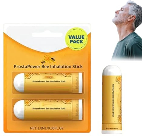 LEFUN ProstaPower Bee Inhalation Stick, LEFUN Prostate Inhaler, LEFUN Inhaler, LEFUN Bee Inhaler, Biancat Beeboom Nasal Inhaler Stick, Prostate Wellness Nasal Inhaler, Restores Vitality (1pcs)