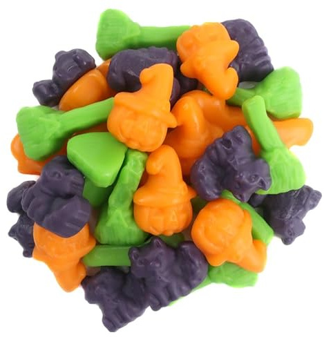 Spooktacular Gummi Mix Assorted Halloween Shaped Gummies Fruity & Chewy Candy Treats - (8oz) (2 Pack)