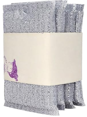 Trapo De Alambre Para Lavar Platos,4 Unidades de Almohadillas Absorbentes para - Paño De Cocina Reutilizable De Alambre Sin Rayar | Para Restaurante Hogar Estufa Sartén Olla Cuenco Utensilios De Cocin