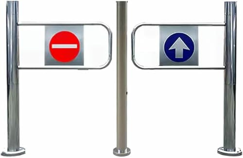 Cancello Girevole per Ingresso supermercato, cancello di Sicurezza Combinato per importazione ed esportazione, Porta di Chiusura Automatica per Magazzino