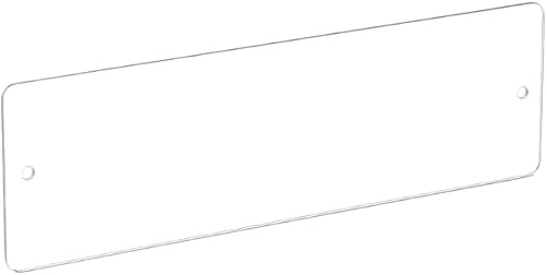 Protège-Mur pour Chaises Transparent – Bande de Protection pour Dossier de Chaise en Acrylique 3 mm, Protection Murale Anti-Rayures, Pare-Chocs pour Murs pour Tables, Bureaux, Bureaux et Cabinets