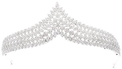 SEPBRIDALS Tiara, für Hochzeit, Braut, Krone, Diadem für Frauen und Mädchen, Haarschmuck S16238