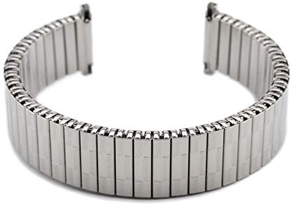Sulla Rowi 16 mm Fixoflex S dragband L316 rostfritt stål klockarmband tillverkat i Tyskland originalförpackning