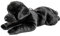 Uni-Toys - Labrador schwarz, liegend (mit Geschirr) - 60 cm (Länge) - Plüsch-Hund, Haustier - Plüschtier, Kuscheltier