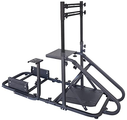 SIMONI Racing PS6 PS Postazione da Gioco, Postazione Gaming, Postazione Simulatore di Guida, Supporto per Simulatore Gaming