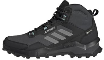 adidas Damen Terrex AX4 Mid Gore-TEX Hiking Shoes Wanderschuhe, Core Black/Grey Three/Mint Ton, 38 EU