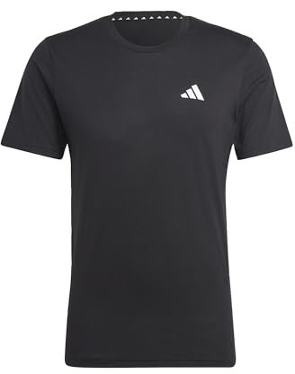 adidas Herren Train Essentials Feelready Training Tee, Black/White, XL